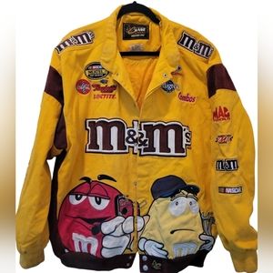 Chase Authentics Drivers Line M&M's Nascar Jacket sz XL